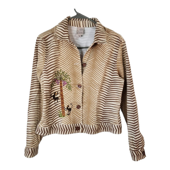 Rare vintage FL Malik monkey blazer size medium - Picture 1 of 9